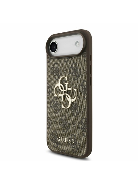 Guess Guess PU 4G Metal Logo Zadný Kryt pre iPhone Air Brown