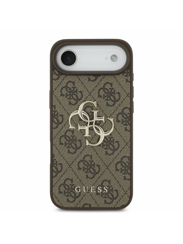 Guess Guess PU 4G Metal Logo Zadný Kryt pre iPhone Air Brown