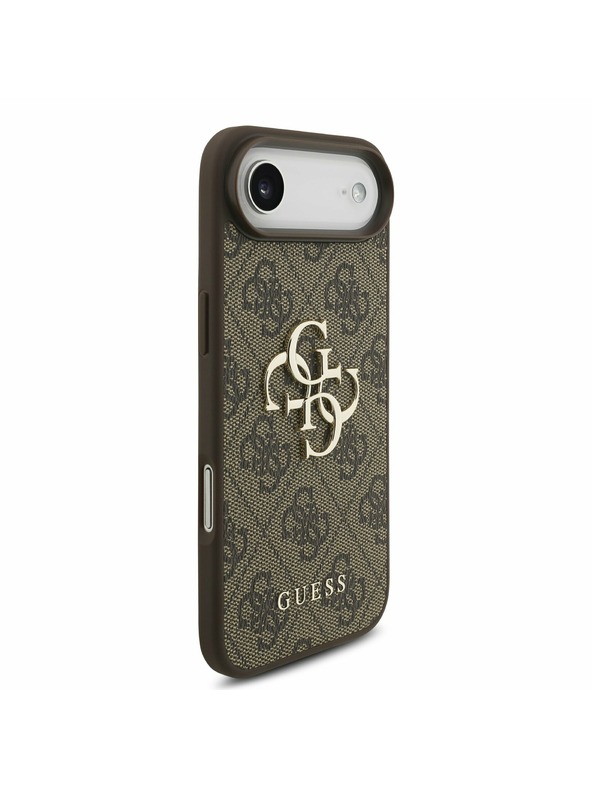 Guess Guess PU 4G Metal Logo Zadný Kryt pre iPhone Air Brown