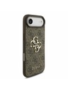 Guess Guess PU 4G Metal Logo Zadný Kryt pre iPhone Air Brown