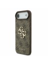 Guess Guess PU 4G Metal Logo Strap Zadný Kryt pre iPhone Air Brown