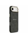 Guess Guess PU Leather 4G Gold Frame MagSafe Zadný Kryt pre iPhone Air Black