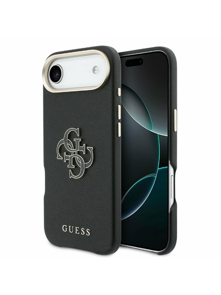 Guess Guess PU Resin Logo Zadný Kryt pre iPhone Air Black