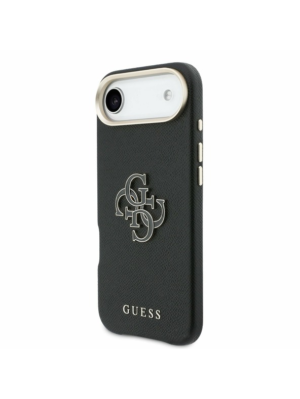 Guess Guess PU Resin Logo Zadný Kryt pre iPhone Air Black