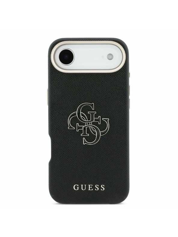 Guess Guess PU Resin Logo Zadný Kryt pre iPhone Air Black