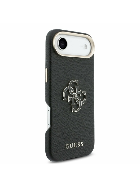 Guess Guess PU Resin Logo Zadný Kryt pre iPhone Air Black