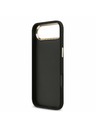 Guess Guess PU Leather 4G Metal Logo Gold Frame Zadný Kryt pre iPhone Air Black