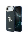 Guess Guess IML 4G Script Metal Logo Zadný Kryt pre iPhone Air Blue