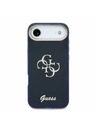 Guess Guess IML 4G Script Metal Logo Zadný Kryt pre iPhone Air Blue