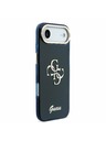 Guess Guess IML 4G Script Metal Logo Zadný Kryt pre iPhone Air Blue