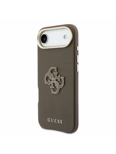 Guess Guess PU Resin Logo Zadný Kryt pre iPhone Air Brown