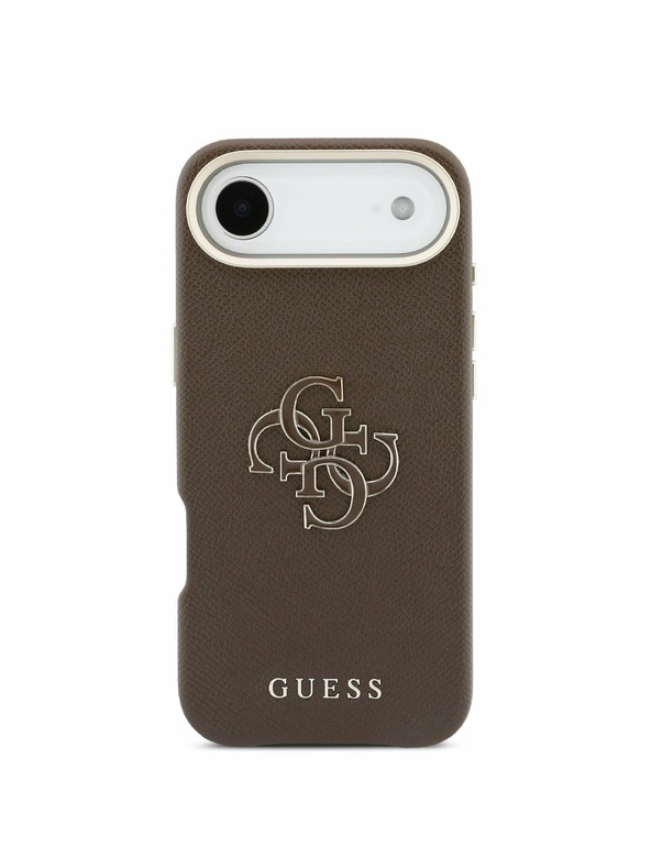 Guess Guess PU Resin Logo Zadný Kryt pre iPhone Air Brown