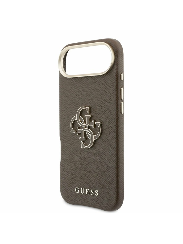 Guess Guess PU Resin Logo Zadný Kryt pre iPhone Air Brown