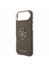 Guess Guess PU Resin Logo Zadný Kryt pre iPhone Air Brown