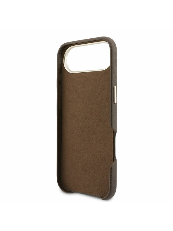 Guess Guess PU Resin Logo Zadný Kryt pre iPhone Air Brown
