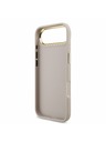 Guess Guess PU Leather 4G Metal Logo Gold Frame Zadný Kryt pre iPhone Air Pink