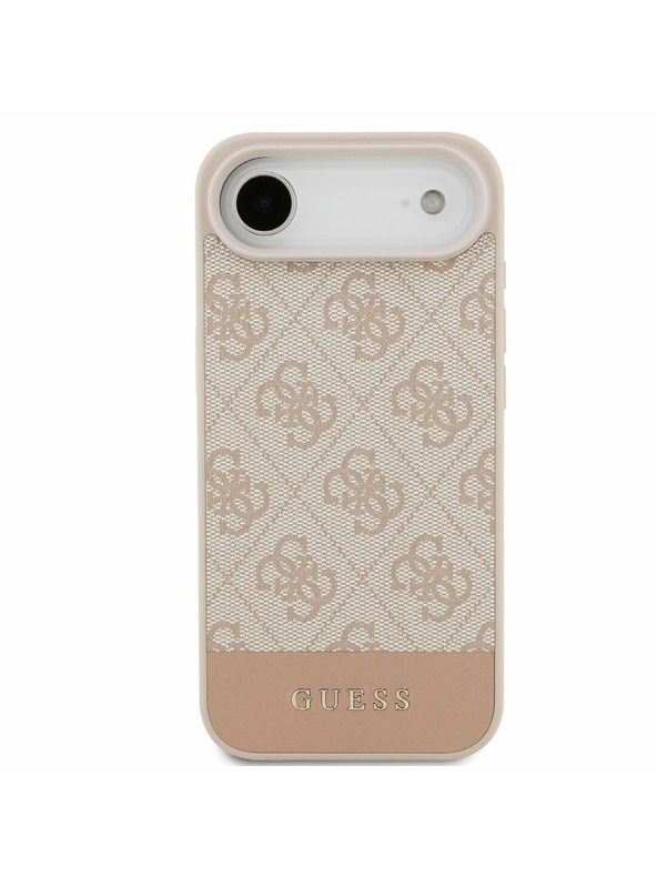 Guess Guess PU 4G Stripe Zadný Kryt pre iPhone Air Pink