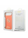 Guess Guess IML 4G Script Metal Logo Zadný Kryt pre iPhone Air Orange