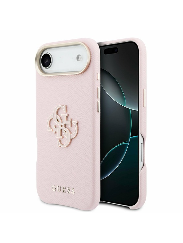 Guess Guess PU Resin Logo Zadný Kryt pre iPhone Air Pink
