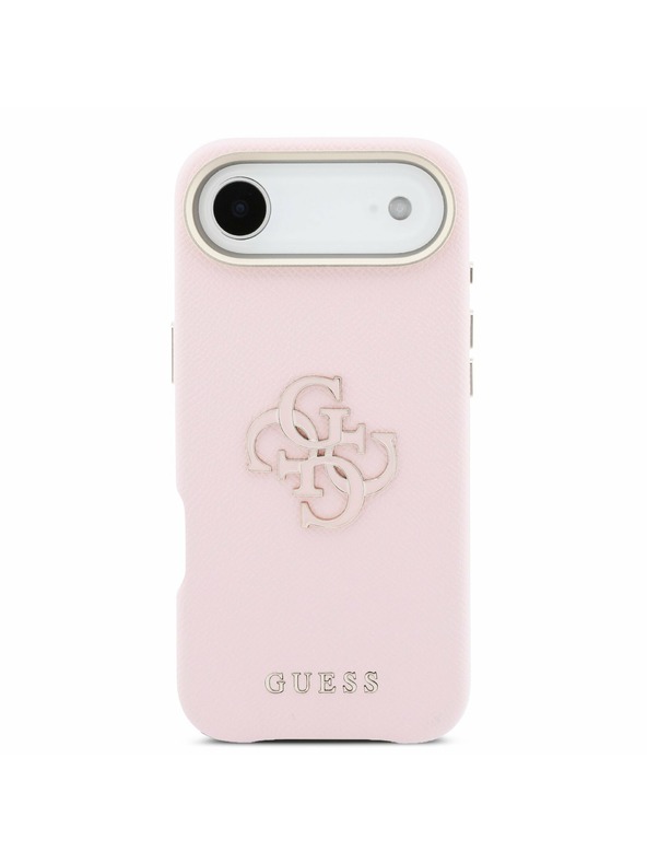Guess Guess PU Resin Logo Zadný Kryt pre iPhone Air Pink