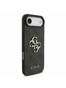 Guess Guess PU 4G Metal Logo Popruh Zadný Kryt pre iPhone Air Black