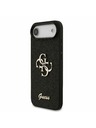 Guess Guess PU Fixed Glitter 4G Metal Logo Zadný Kryt pre iPhone Air Black