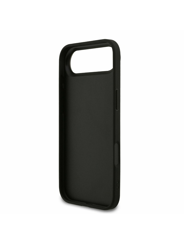 Guess Guess PU Fixed Glitter 4G Metal Logo Zadný Kryt pre iPhone Air Black