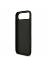 Guess Guess PU Fixed Glitter 4G Metal Logo Zadný Kryt pre iPhone Air Black