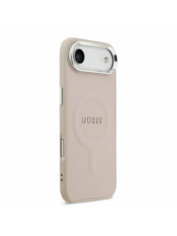 Guess Guess PU Saffiano MagSafe Zadný Kryt pre iPhone Air Pink