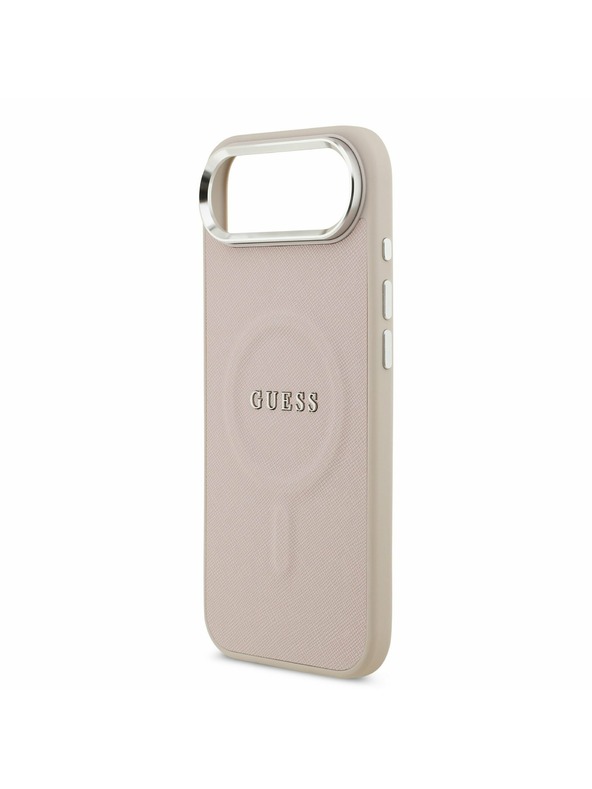 Guess Guess PU Saffiano MagSafe Zadný Kryt pre iPhone Air Pink