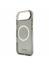 Guess Guess IML Glitter Script Popruh MagSafe Zadný Kryt pre iPhone Air Black