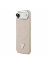 Guess Guess PU Leather Triangle Logo MagSafe Zadný Kryt pre iPhone Air Pink