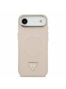 Guess Guess PU Leather Triangle Logo MagSafe Zadný Kryt pre iPhone Air Pink