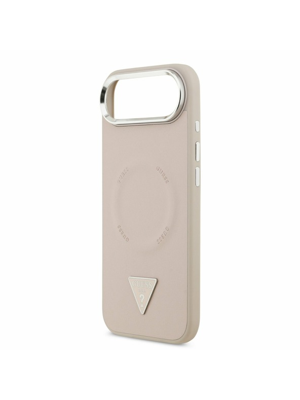 Guess Guess PU Leather Triangle Logo MagSafe Zadný Kryt pre iPhone Air Pink