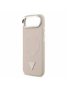 Guess Guess PU Leather Triangle Logo MagSafe Zadný Kryt pre iPhone Air Pink