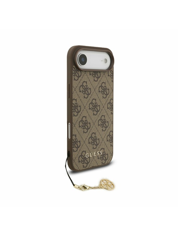 Guess Guess 4G Charm MagSafe Zadný Kryt pre iPhone Air Tone on Tone Brown