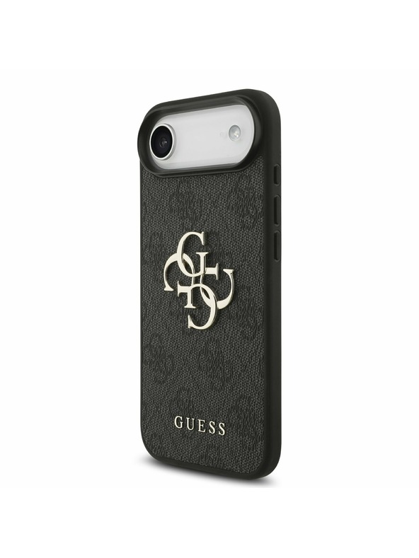 Guess Guess PU 4G Metal Logo Zadný Kryt pre iPhone Air Grey