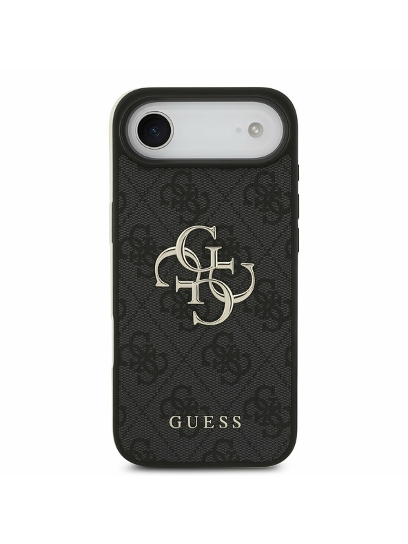 Guess Guess PU 4G Metal Logo Zadný Kryt pre iPhone Air Grey