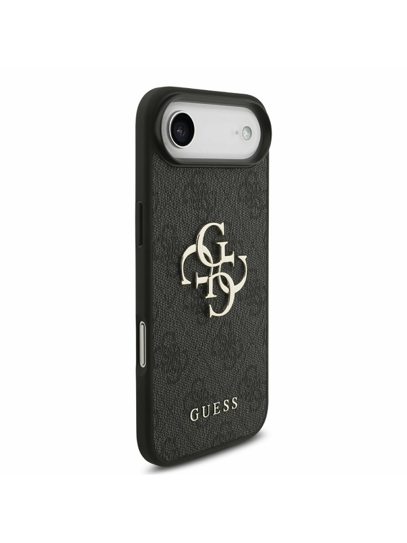 Guess Guess PU 4G Metal Logo Zadný Kryt pre iPhone Air Grey