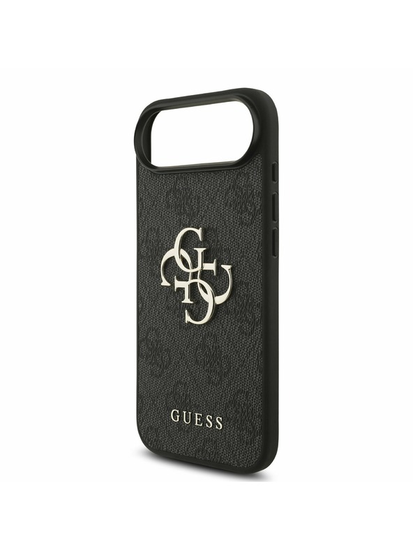 Guess Guess PU 4G Metal Logo Zadný Kryt pre iPhone Air Grey