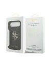 Guess Guess PU 4G Metal Logo Zadný Kryt pre iPhone Air Grey