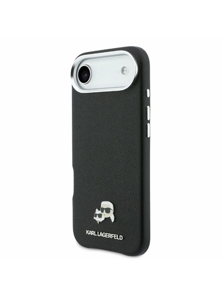 Karl Lagerfeld Karl Lagerfeld PU Karl and Choupette Heads Pins MagSafe Zadný Kryt pre iPhone Air Black