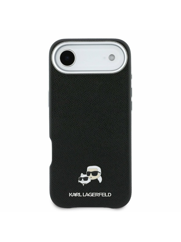 Karl Lagerfeld Karl Lagerfeld PU Karl and Choupette Heads Pins MagSafe Zadný Kryt pre iPhone Air Black