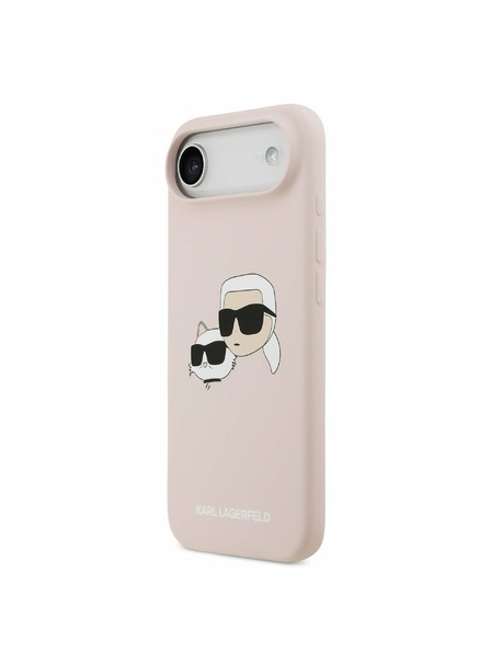Karl Lagerfeld Karl Lagerfeld Liquid Silicone Double Heads MagSafe Zadný Kryt pre iPhone Air Pink