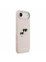 Karl Lagerfeld Karl Lagerfeld Liquid Silicone Double Heads MagSafe Zadný Kryt pre iPhone Air Pink