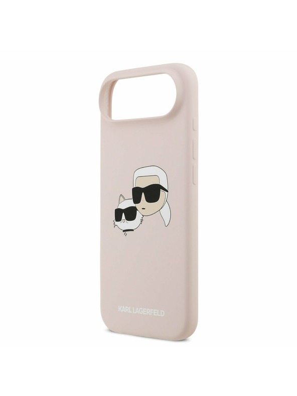 Karl Lagerfeld Karl Lagerfeld Liquid Silicone Double Heads MagSafe Zadný Kryt pre iPhone Air Pink