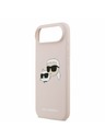 Karl Lagerfeld Karl Lagerfeld Liquid Silicone Double Heads MagSafe Zadný Kryt pre iPhone Air Pink