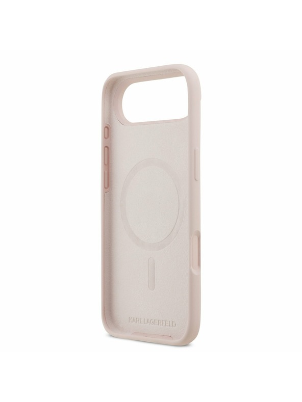 Karl Lagerfeld Karl Lagerfeld Liquid Silicone Double Heads MagSafe Zadný Kryt pre iPhone Air Pink