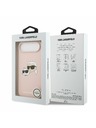Karl Lagerfeld Karl Lagerfeld Liquid Silicone Double Heads MagSafe Zadný Kryt pre iPhone Air Pink