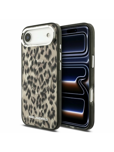 Karl Lagerfeld Karl Lagerfeld IML Leopard MagSafe Zadný Kryt pre iPhone Air Brown